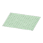 simple green bath mat