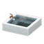 square bathtub