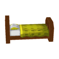 Basic yellow bed