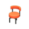 Cool Chair (Black - Orange) NH Icon.png