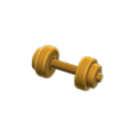 Dumbbell (Gold) NH Icon.png