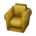 Simple armchair's Yellow variant