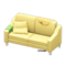 Sloppy Sofa (Yellow - Yellow) NH Icon.png