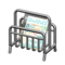 Tubular Magazine Rack (Silver - Pet Magazine) NH Icon.png