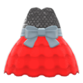 Bubble-Skirt Party Dress (Red) NH Icon.png
