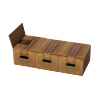 Cardboard bed