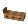 cardboard bed