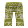 Elephant-Print Pants (Green) NH Icon.png