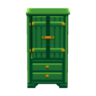 green wardrobe