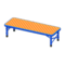 Outdoor Bench (Blue - Orange) NH Icon.png