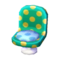 Polka-Dot Chair (Melon Float - Soda Blue) NL Model.png
