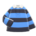 Thick-Stripes Shirt's Light Blue & Black variant