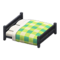 Wooden Double Bed (Black - Green) NH Icon.png
