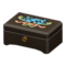 Wooden Music Box (Black - Blue Flowers) NH Icon.png