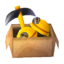 box with helmet