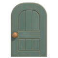 Gray Wooden Door (Round) NH Icon.png
