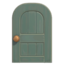 Gray Wooden Door (Round) NH Icon.png