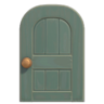 Gray Wooden Door (Round) NH Icon.png