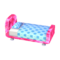 Polka-Dot Bed (Ruby - Soda Blue) NL Model.png