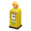 Retro Gas Pump (Yellow - Yellow Oil)