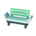 Stripe sofa's Green stripe variant