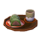 Zen Tea Set (Mugwort Mochi) NL Model.png