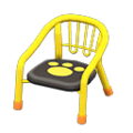 Baby Chair (Yellow - Paw Print) NH Icon.png