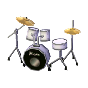 Drum Set (White - Black with Logo) NL Model.png