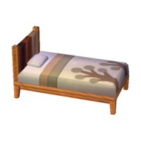 Modern wood bed