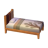 Modern wood bed