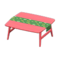 Nordic Table (Red - Butterflies) NH Icon.png