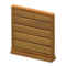 Short Simple Panel (Brown - Horizontal Planks) NH Icon.png
