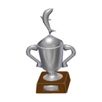 Silver trophy