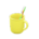 Toothbrush-and-cup set's Yellow variant