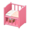 Baby Bed (Pink - Pink) NH Icon.png