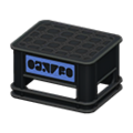 Bottle Crate (Black - Blue Logo) NH Icon.png