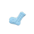 Crocheted Socks (Blue) NH Storage Icon.png