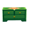 green dresser