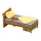 Sloppy Bed (Natural Wood - Yellow) NH Icon.png
