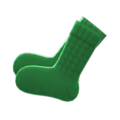 Hand-Knit Socks (Green) NH Icon.png