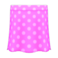 Long Polka Skirt (Pink) NH Icon.png