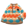 Printed Fleece Sweater (Brown) NH Icon.png