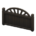 Wood partition's Black variant