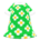 Blossom dress's Green variant