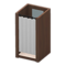 Changing Room (Dark Brown - White) NH Icon.png
