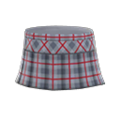 Checkered School Skirt (Dark Gray) NH Storage Icon.png