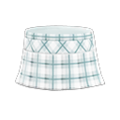 Checkered School Skirt (White) NH Storage Icon.png