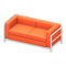 Cool Sofa (White - Orange) NH Icon.png