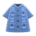 Guayabera shirt's Blue variant