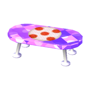 Polka-Dot Low Table (Amethyst - Red and White) NL Model.png